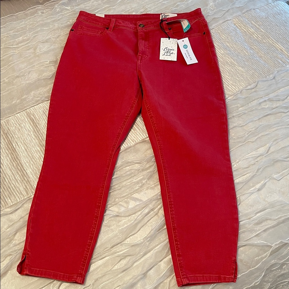 Cosmic Blue Love Ankle Cropped Jeans from Stitch Fix 32